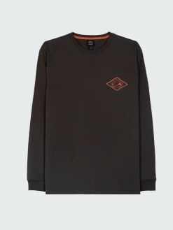 Men's Diamond Logo Long Sleeve T-Shirt