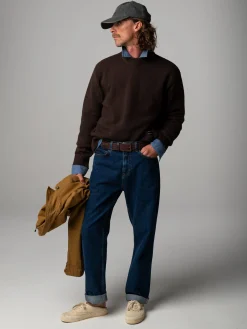 Men's Escall Crew Neck Knit Jumper