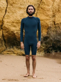 Men's Nieuwland 2mm Yulex® Back Zip Long Sleeve Shorty Wetsuit