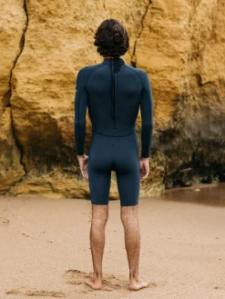 Men's Nieuwland 2mm Yulex® Back Zip Long Sleeve Shorty Wetsuit