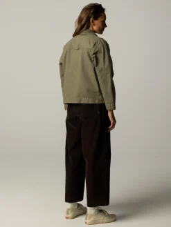 Women's Beau Canvas Zip Up Jacket