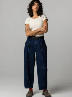 Women's Croft Workwear Denim Barrel Trouser