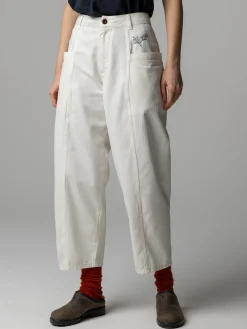 Women's Floral Marine Croft Workwear Barrel Trouser