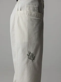 Women's Floral Marine Croft Workwear Barrel Trouser