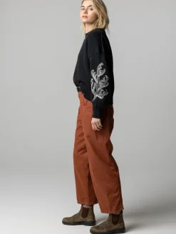 Women's Floral Marine Jumper