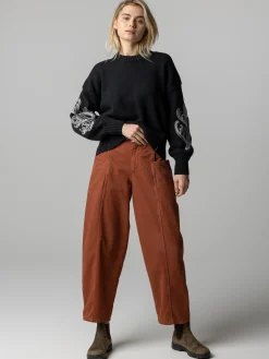 Women's Floral Marine Jumper