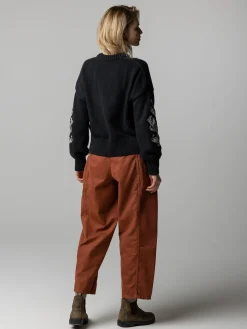 Women's Floral Marine Jumper