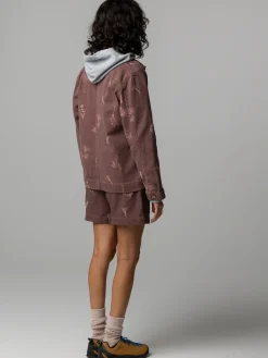 Women's Floral Marine Yarrel Printed Jacket