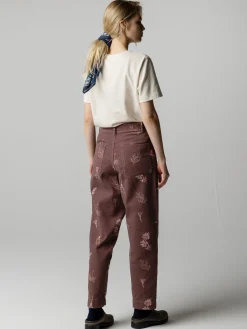 Women's Floral Marine Yarrel Printed Trouser