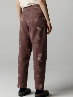 Women's Floral Marine Yarrel Printed Trouser