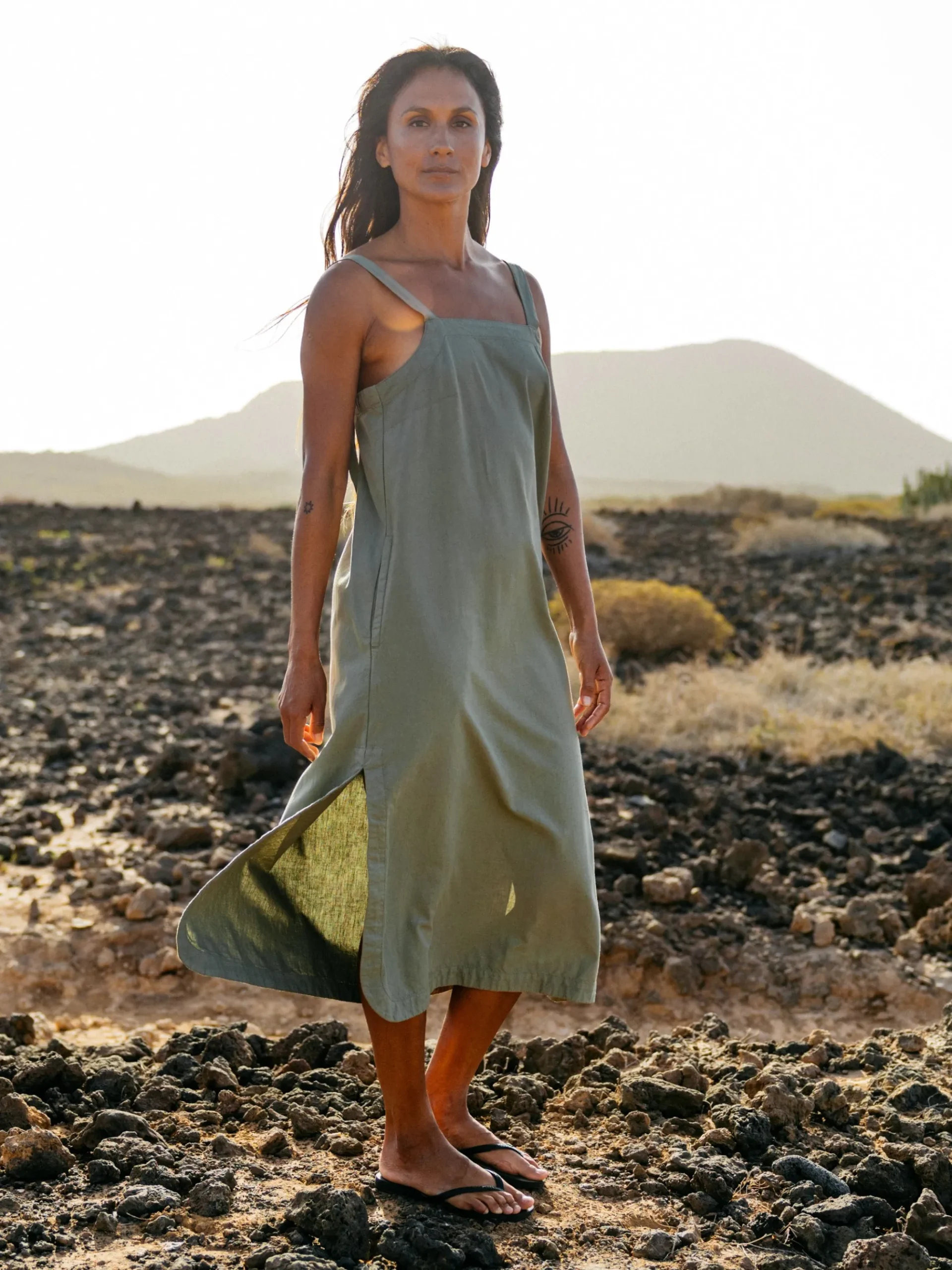 Women's Morva Cami Hemp Midi Dress