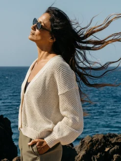 Women's Pol Open Stitch Cardigan