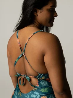 Women's Senara V-Neck Printed Swimsuit