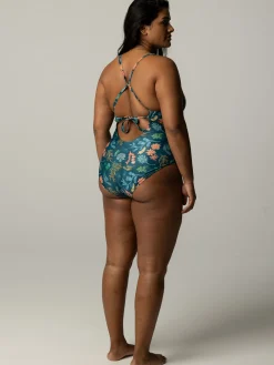 Women's Senara V-Neck Printed Swimsuit
