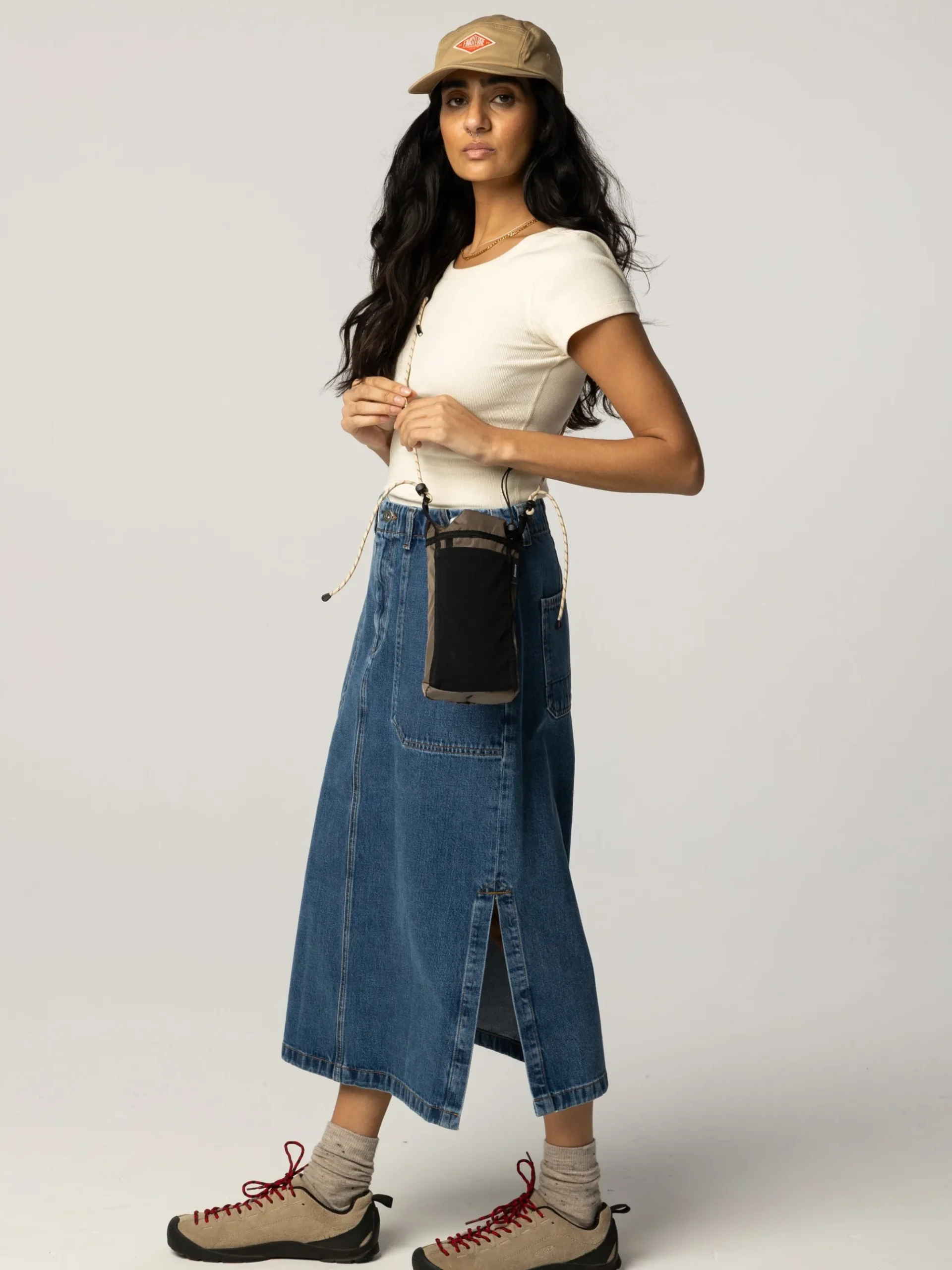 Women's Yarrel Denim A-Line Skirt