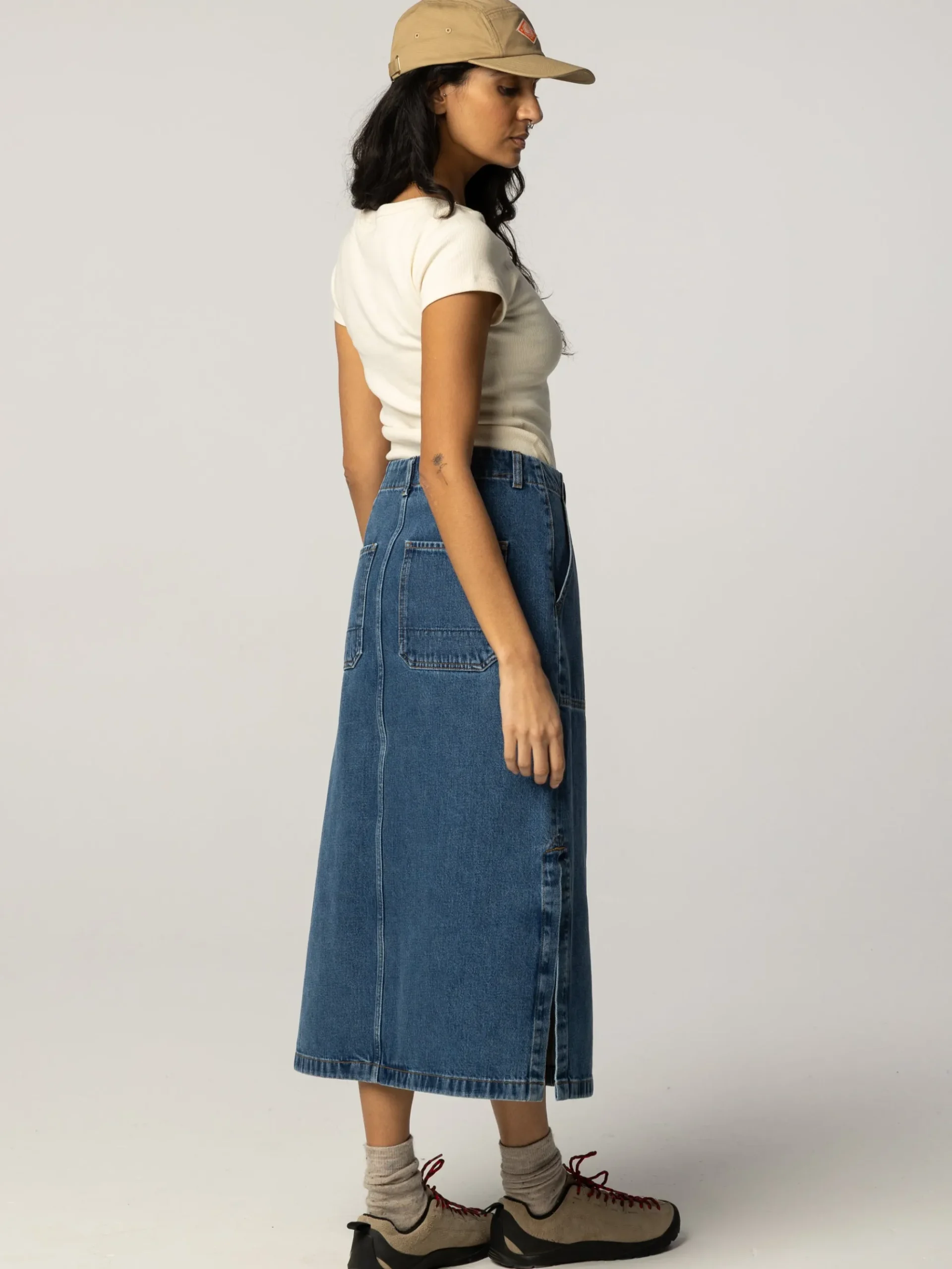 Women's Yarrel Denim A-Line Skirt